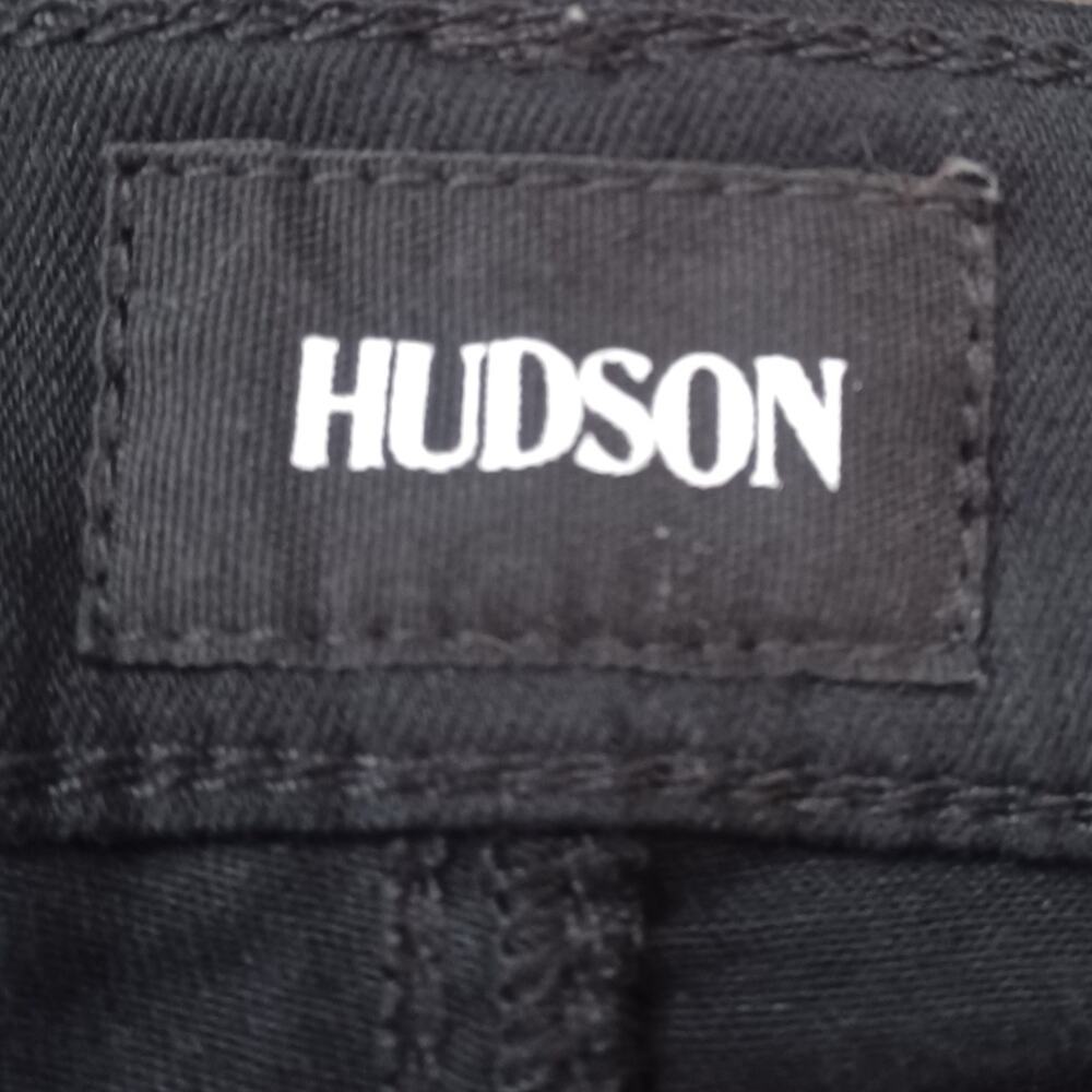 HUDSON Krista Super Skinny Jeans Black Sz 26 Like New - Picture 10 of 12
